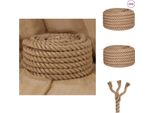 Vidaxl Corda Di Iuta 25 M Di Lunghezza 40 Mm Di Spessore - Corde