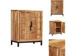 Vidaxl Sideboard Massivholz Akazie 60X35X76 Cm Braun - Sideboards