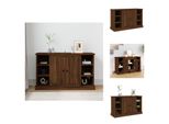 Vidaxl Credenza Look Rovere Marrone 100X35,5X60 Cm Materiale Legno - Credenze