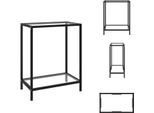 Vidaxl Consolle Trasparente 60X35X75 Cm In Vetro Temperato - Tavoli Laterali