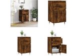 Vidaxl Credenza In Rovere Affumicato 40X35X70 Cm Materiale A Base Di Legno - Credenza - Credenze - Cassettiera - Credenza