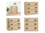 Vidaxl Credenza In Rovere Sonoma 70X35,5X67,5 Cm In Legno - Credenza - Credenze - Armadio - Armadio Portaoggetti