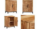 Vidaxl Credenza In Legno Massiccio Di Acacia 60X35X76 Cm Brown - Credenza - Credenze - Credenze Di Legno - Credenze Di Legno