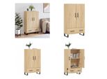 Vidaxl Credenza Sonoma Rovere 69,5X31X115 Cm Materiale A Base Di Legno - Credenza - Credenze - Credenza - Armadio