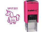 Trodat 163239 Trodat Timbro Motivazionale Edy "Unicorno"", Rosa"