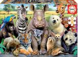 Educa - Divertenti Animali Dello Zoo - Puzzle 300 Pezzi