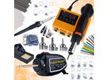 Rosfix Set Orange Husky OH660 + Strong Cosmico RSC100W – Stazione Di Saldatura E Saldatrice Per Plastica 2 In 1, 660 W, Led, 230 V, 1200 Morsetti, 3 A
