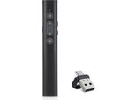 Presentatore Laser Con Ricevitore Usb/Type-C - Ricaricabile, Portata Di 50 M, Compatibile Con Windows/Mac/Linux, Ideale Per Presentazioni E Ufficio