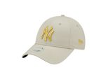 Cappellino New Era 9Forty Damen - Metallic New York Yankees Beige