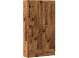 Vidaxl Libreria In Legno Vecchio 82,5X30,5X150 Cm Materiale A Base Di Legno