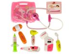 Set Da Dottore In Valigia Dottore + Luci Rosa