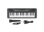 Pianoforte Elettronico Per Bambini Con 31 Tasti, Due Modalità Di Esecuzione, Canzoni Demo, Effetti Sonori Ritmici, Controllo Del Volume, Tastiera Per Bambini Con Microfono