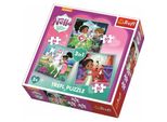 Puzzle Trefl Nella, Principessa Dei Cavalieri E Il Suo Mondo 3In1 (20,36,50 Pezzi)