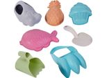 Woopie Green Set Di Sabbia Con Artigli 7 Pz. Materiale Biodegradabile