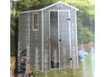 Keter Gerätehaus Manor 4x6 S, Grau, 3,8m³ Gartenhaus, Geräteschuppen