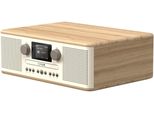 PURE Digitalradio (DAB+) Classic C-D6, weiß (baumwollweiß, eiche), B:36,5cm H:13cm T:29cm, Radios