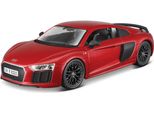 Maisto - Audi R8 V10 Plus, Rosso Metallizzato, Linea Di Montaggio, 1:24