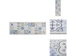 Vidaxl Tappeto Da Cucina Lavabile A Mosaico 60X300 Cm - Tappeti Per Pavimenti