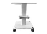 Carrello Da Salone, Ampia Superficie Di Appoggio, Portata 40 Kg , Bianco