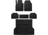 Set Di Tappetini E Vaschetta Portabagagli Per Mitsubishi Outlander In Gomma Antiscivolo