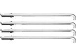 Gedore 1.29/30 Set Di Ganci Per Estrattore, 4 Pezzi, 178 Mm, Con Distanziali, 8012080