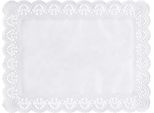 Centrini Di Carta Papstar Quadrati Bianchi 40 X 30 Mm 100 Pezzi