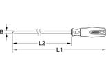 Ks Tools Bronzeplus Raschietto Triangolare 310 Mm - 963.9532