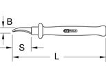 Ks Tools Coltello Per La Messa A Riposo Con Isolamento Protettivo 180 Mm - 117.1328