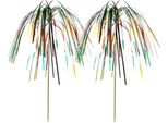 Papstar Deko Picker Fuochi D'artificio Colore Multicolore Altezza 15Cm 100 Pezzi