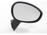 Johns, Specchio Esterno Per Fiat 500 (312) 10/07- Lato Passeggero Destro, Nero,