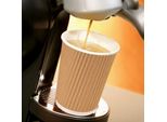 Bicchiere Papstar Ripple Wall In Puro Cartone Marrone 100Ml 25 Pezzi