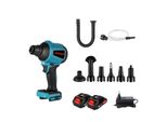Soffiatore D'aria, Potenza 1000W, Alta Velocità 40000 Giri/Min, Set Di 2 Batterie