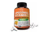 Vitamina C Liposomiale 1600 Mg (120 Capsule) Integratore Alimentare, Sistema Immunitario, Pelle, Antiossidanti