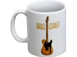 Bruce Springsteen - Tazza Da Caffè Con Chitarra PM12031 (Taglia Unica) (Bianco)