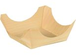 Papstar Ciotole Per Alimenti Per Le Dita In Legno Quadrato 2,5 X 6 X 6 Cm 50 Pezzi