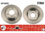 2X Trw Disco Freno DF4005 Per Honda Shuttle (Ra) Legend Iv (Kb_) Odyssey (Ra_)