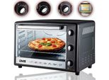 Backofen 48L Mini-Backofen Pizzaofen Ofen Grill Timer Mini Ofen 48S 2000W