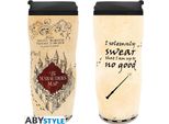 Harry Potter - Tazza Termica Da Viaggio Con Mappa Dei Marauder (355 Ml)