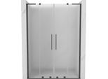 Mexen Velar L Duo Porte Doccia Scorrevoli 140 Cm, Brina, Grigio Pistola Spazzolato - 871-140-003-32-66