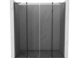Mexen Velar L Duo Porte Doccia Scorrevoli 170 Cm, Grafite, Gun Metal - 871-170-003-42-95