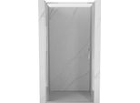 Mexen Exo Porta Doccia A Battente 90 Cm, Trasparente, Cromo - 817-090-000-01-00