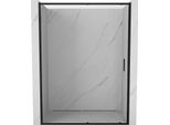 Mexen Exo Porta Doccia Scorrevole 155 Cm, Trasparente, Nero - 8151-155-000-70-00