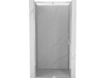 Mexen Exo Porta Doccia Battente 125 Cm, Trasparente, Cromo - 819-125-000-01-00