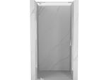 Mexen Exo Porta Doccia A Battente 90 Cm, Trasparente, Cromo - 8181-090-000-01-00