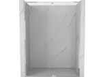 Mexen Exo Porta Doccia A Battente 145 Cm, Trasparente, Cromo - 819-145-000-01-00