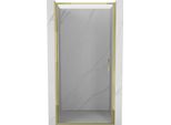 Mexen Exo Porta Doccia Battente 90 Cm, Trasparente, Oro - 817-090-000-50-00