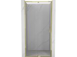 Mexen Exo Porta Doccia A Battente 125 Cm, Trasparente, Dorata - 819-125-000-50-00