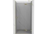 Mexen Lunar Porta Doccia A Battente Destra 95 Cm, Trasparente, Dorato - 834-095-000-50-00-P