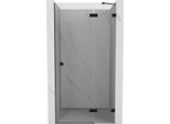Mexen Lunar Porta Doccia A Battente Destra 95 Cm, Trasparente, Nero - 834-095-000-70-00-P