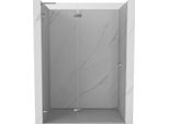 Mexen Lunar L Porta Doccia Battente Sinistra 135 Cm, Trasparente, Cromo - 834L-135-000-01-00-L